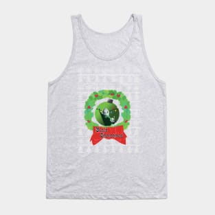 Black Christmas Tank Top